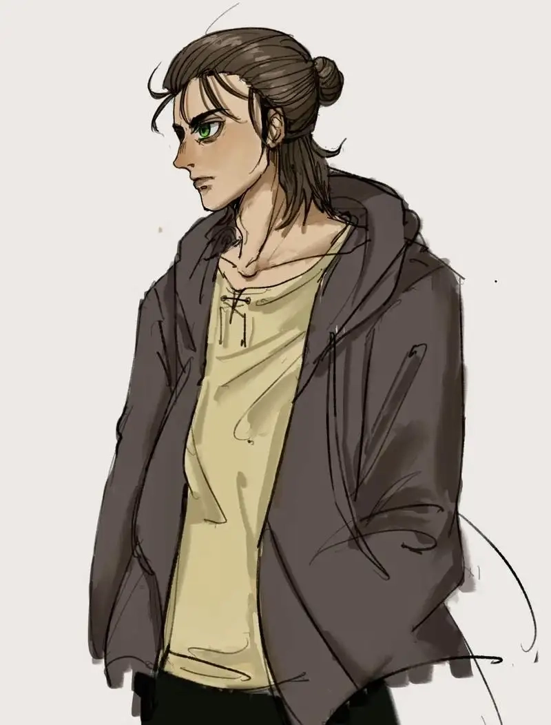Avatar Eren Eren Aot nổi bật với ánh nhìn mạnh mẽ và tự tin