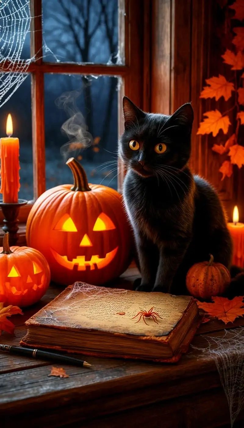 Ảnh anime halloween cùng avatar halloween