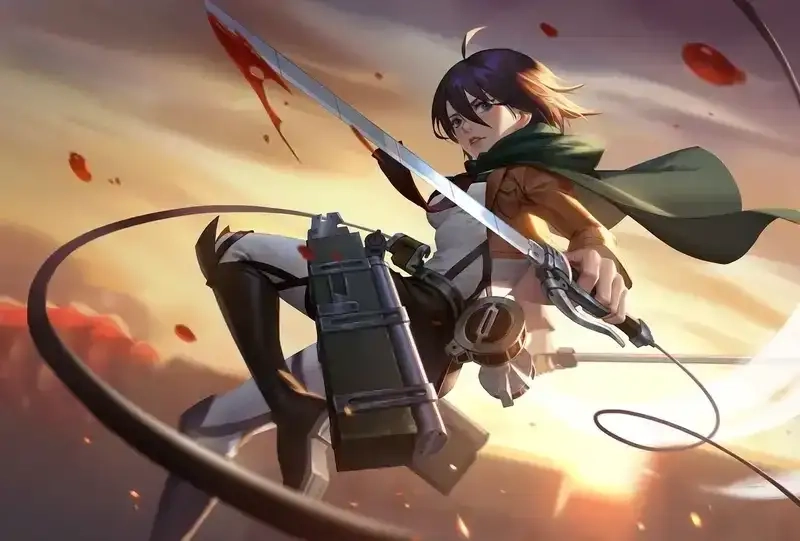 Hóa thân mikasa attack of titan kiêu hãnh và sắc sảo