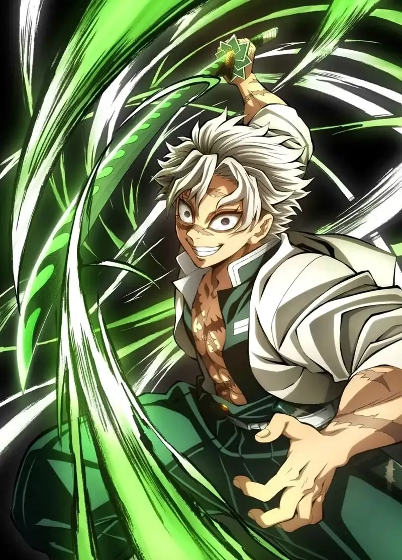 Chiến đấu dữ dội với sanemi demon slayer