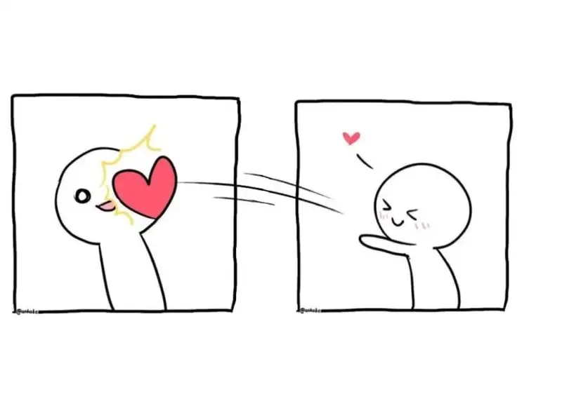 meme bắn trái tim gửi yêu thương tức thì bắn tim meme