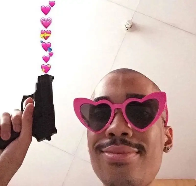 meme mèo bắn tim khiến tim tan chảy bắn tim meme