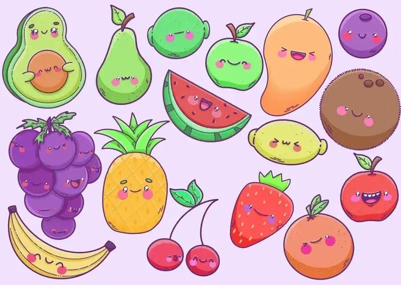 Khám phá rau củ quả chibi đáng yêu