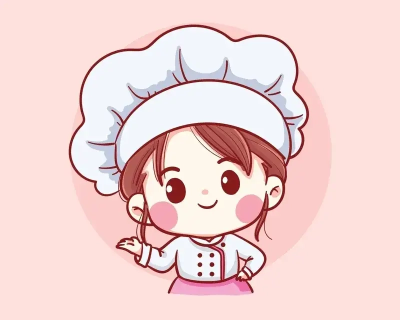 Tải ngay hình đầu bếp chibi cực kỳ ngộ nghĩnh