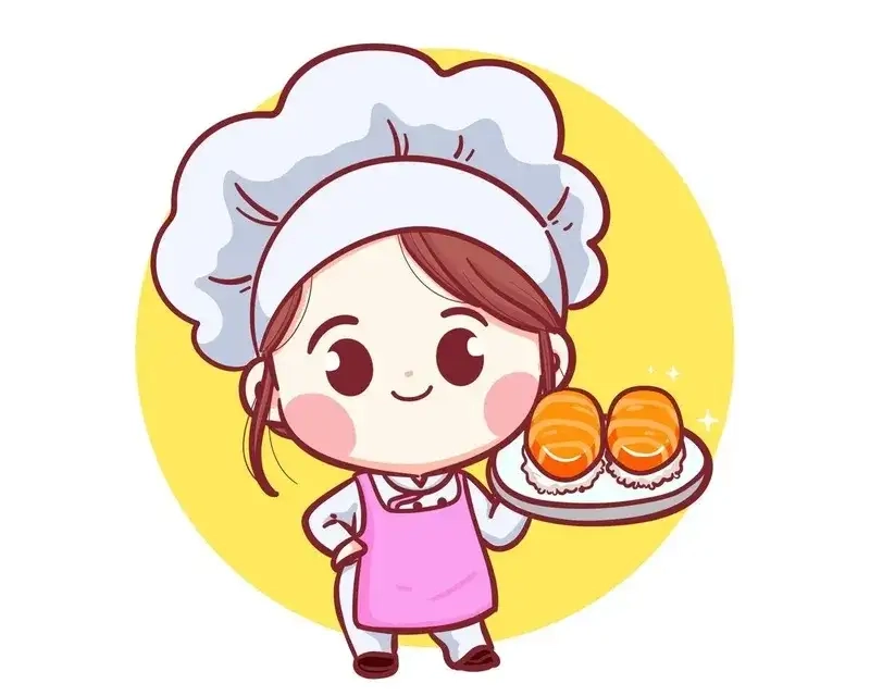 Khám phá chibi đầu bếp nữ đáng yêu và sinh động