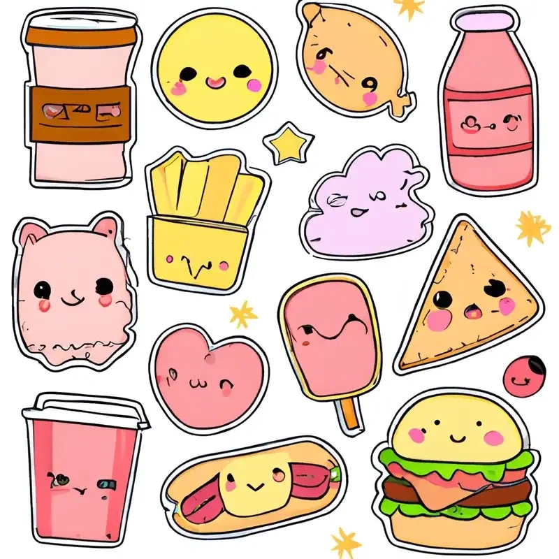 Cảm nhận nét dễ thương của anime đồ ăn chibi trong từng chi tiết