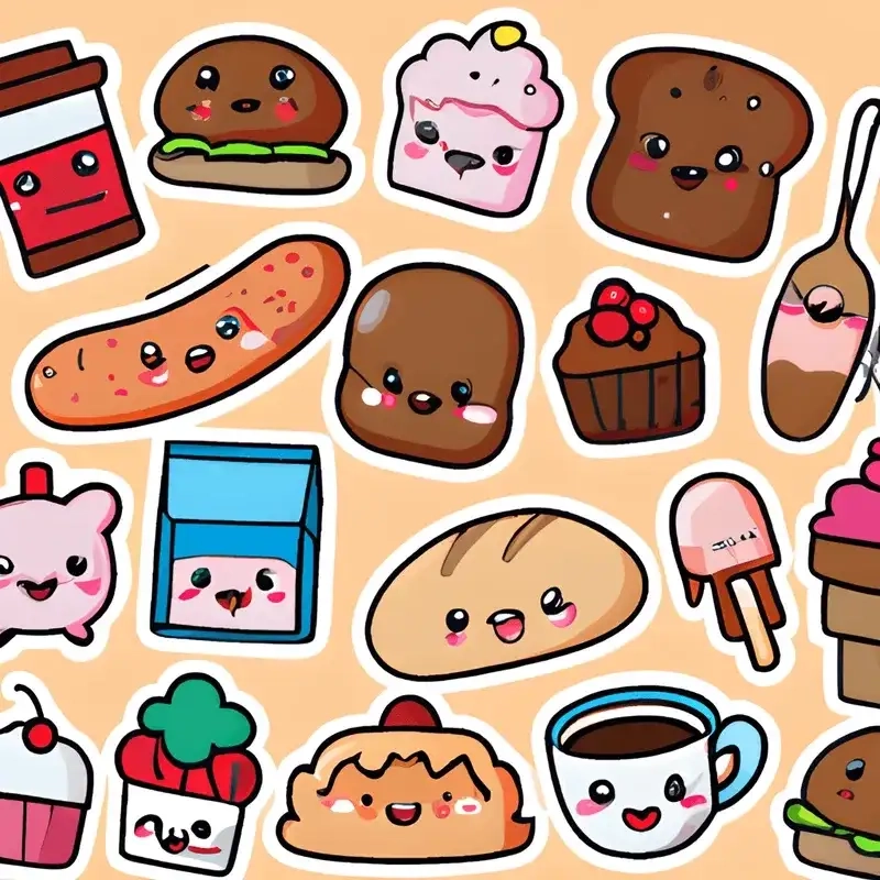 Chiêm ngưỡng hình ảnh đồ ăn chibi cute độc đáo và ngọt ngào nhất