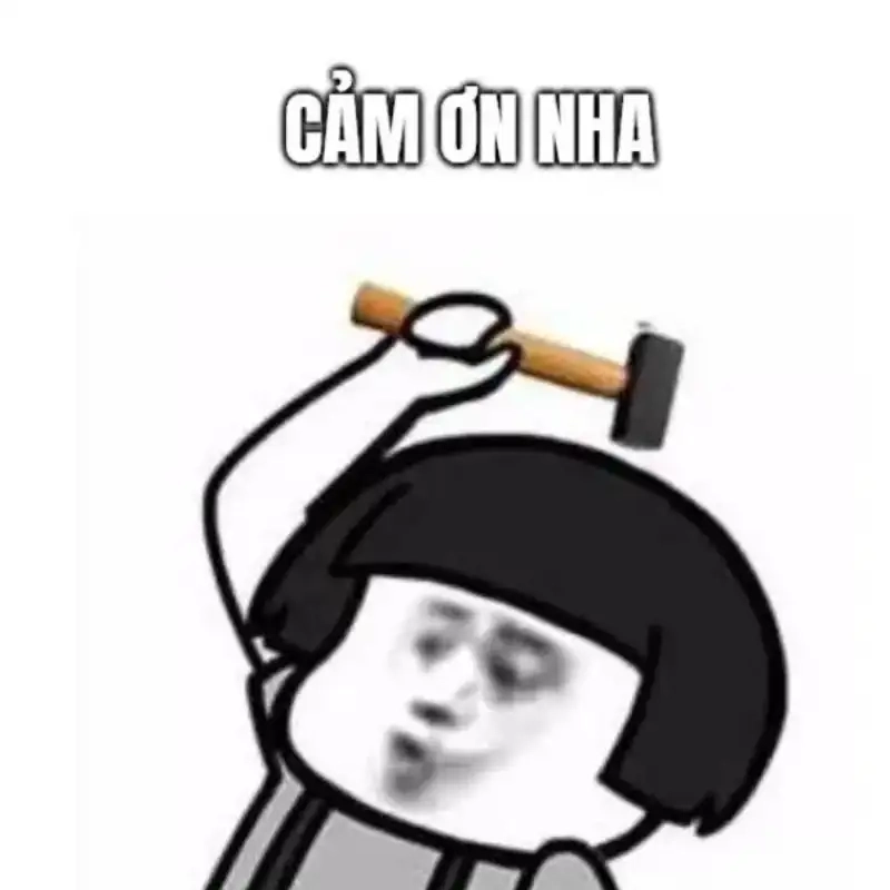 Thả tim với meme cảm ơn cute siêu dễ thương