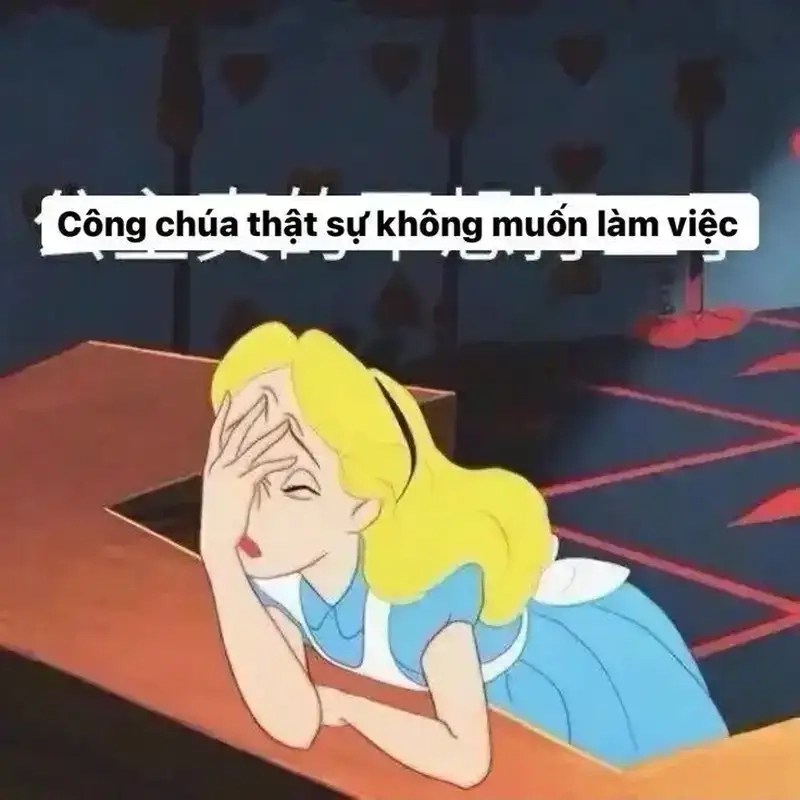 Công chúa tóc xù meme ảnh cười siêu