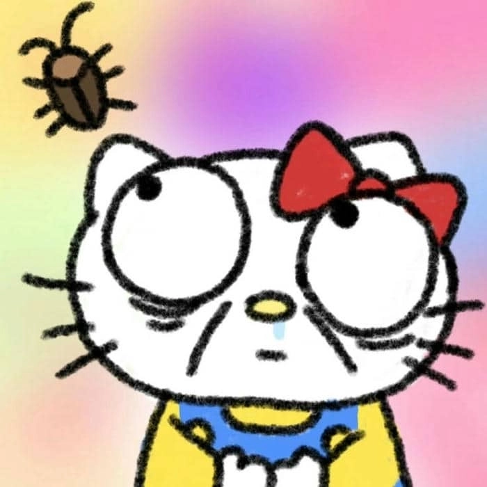 Tải về hình nền hello kitty meme cực đáng yêu và sáng tạo