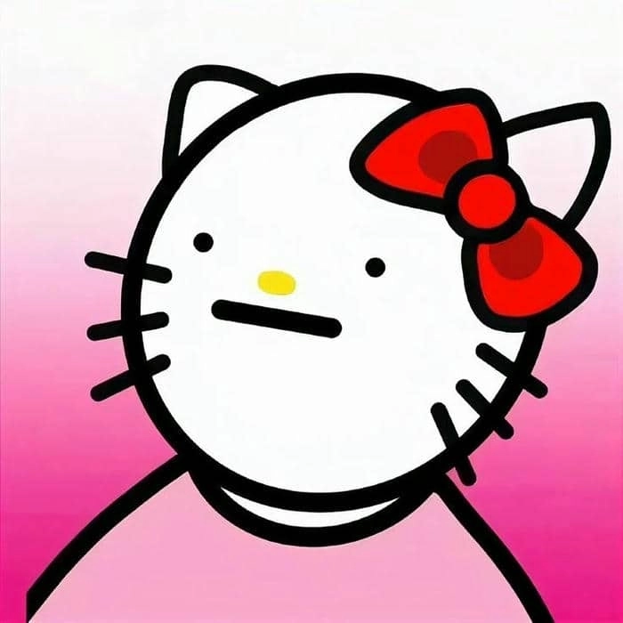Khám phá thế giới meme hello kitty dễ thương và siêu bá đạo