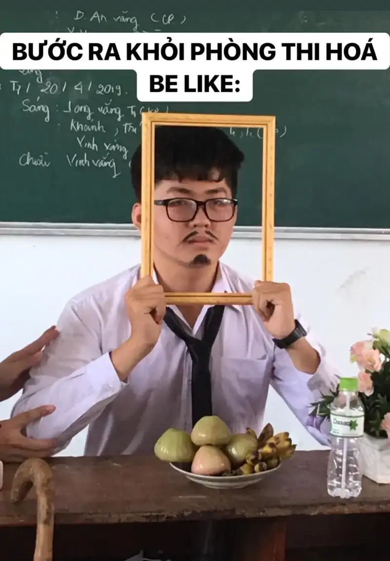 Bộ sưu tập ảnh meme học hài hước đậm chất học trò Việt