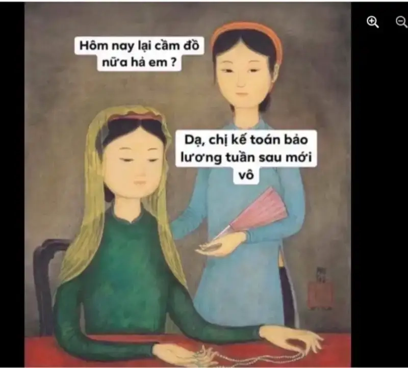 Cú sốc cuối tháng được khắc họa trong meme trừ lương