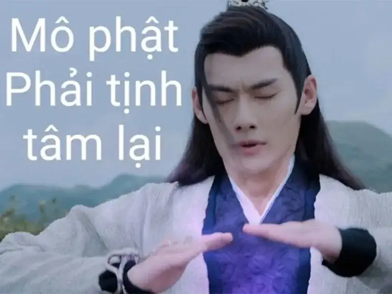 Meme tịnh tâm là như thế nào vui nhộn