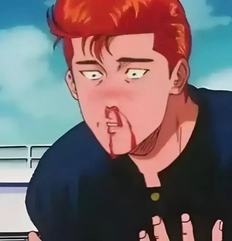 Meme xịt máu mũi Phụt máu mũi meme siêu cute