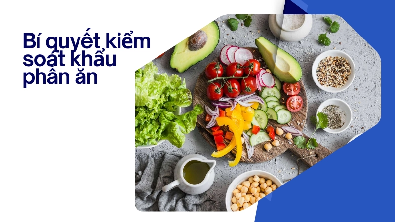 Mẹo sử dụng đĩa nhỏ để kiểm soát lượng thức ăn nạp vào