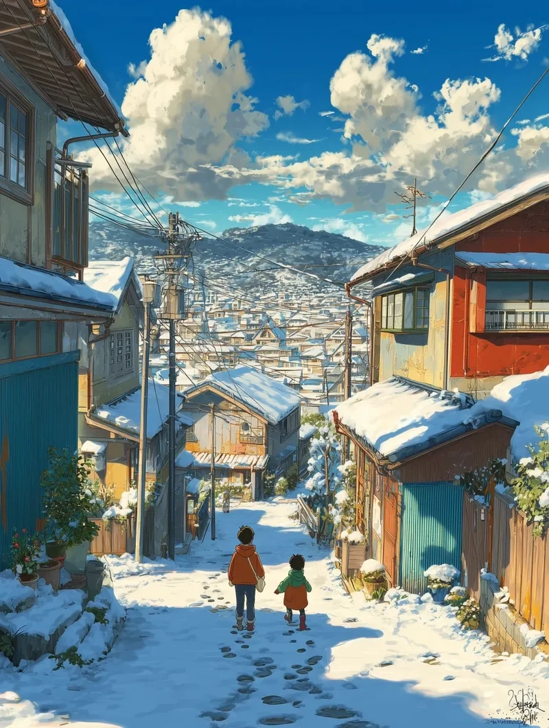 Cảm nhận anime phong cảnh đẹp yên bình thanh tịnh