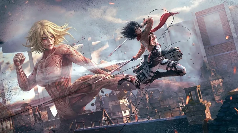 Hình ảnh attack on titan eren yeager mạnh mẽ