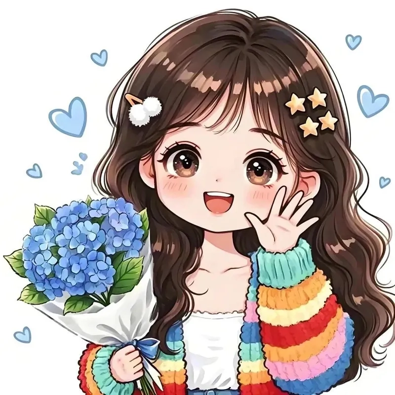 Khám phá avatar chibi dễ thương cute cho mạng xã hội