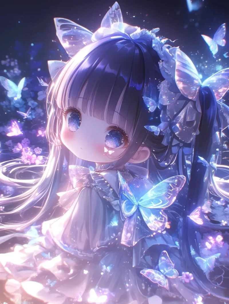 Thế giới chibi công chúa anime dễ thương cho bé