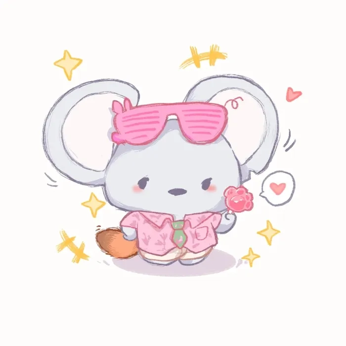 Thiết kế chibi động vật cute vector đơn giản dễ dùng