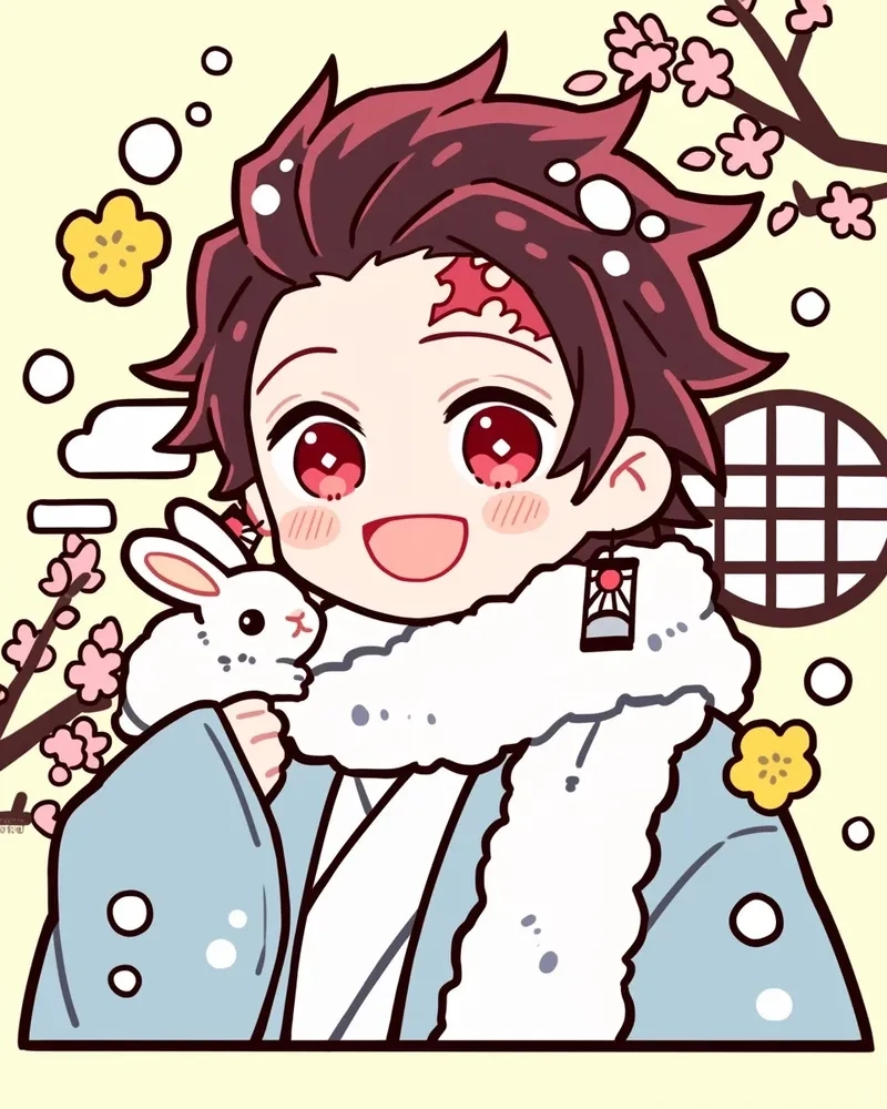 Chibi nhân vật game cute phong cách kawaii nhỏ xinh đáng yêu