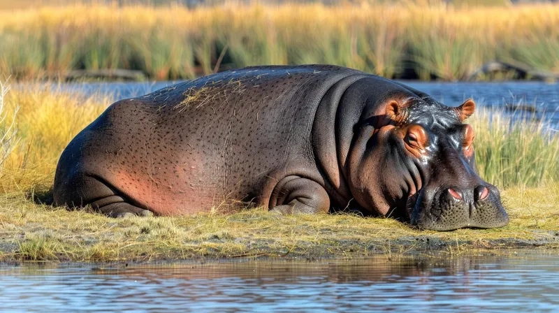 Hà mã dưới nước tỏ ra rất uyển chuyển