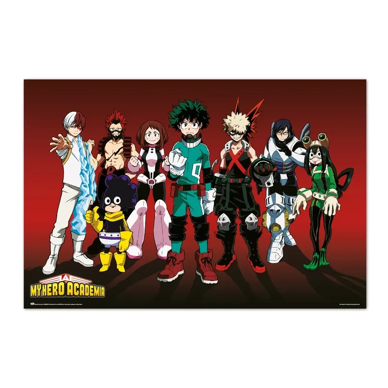 My Hero Academia anime đầy màu sắc sống động