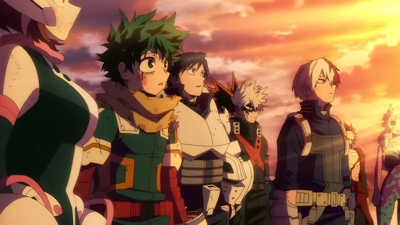 Những My Hero Academia nhân vật siêu anh hùng