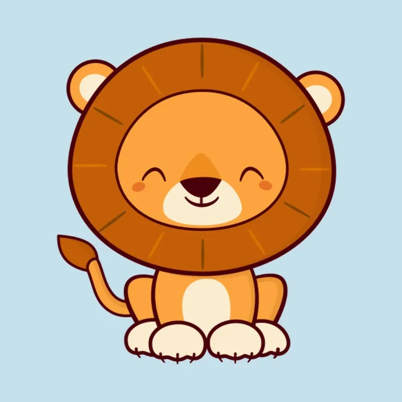 Khám phá sư tử cute để làm mới thiết kế sáng tạo