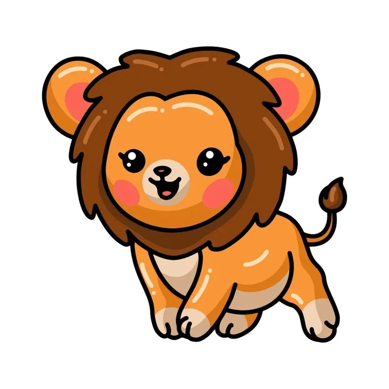 Tải con sư tử chibi để làm đẹp bài đăng của bạn