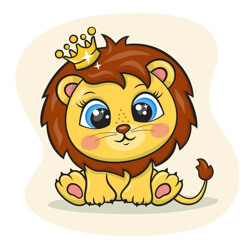 Tạo sức hút với sư tử chibi cute cho bài viết của bạn