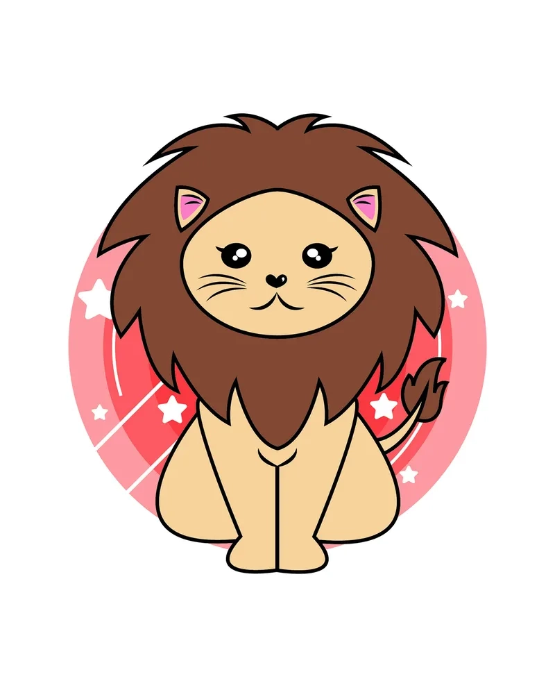 Tải hình sư tử chibi để tạo nội dung thu hút độc giả